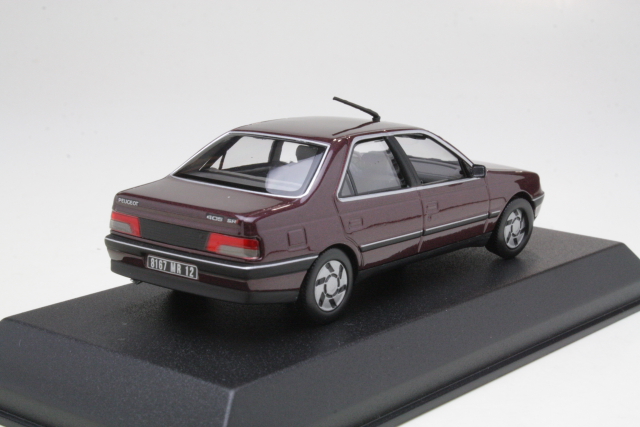 Peugeot 405 SRi 1991, tummanpunainen