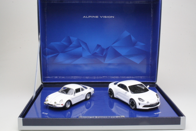 Coffret Alpine A110 & Vision 2016 (L.E.500pcs) - Sulje napsauttamalla kuva