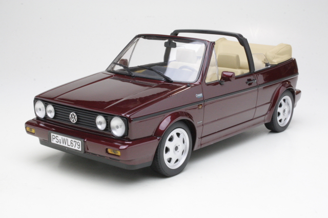 VW Golf 1 Cabriolet Classic Line 1992, dark red
