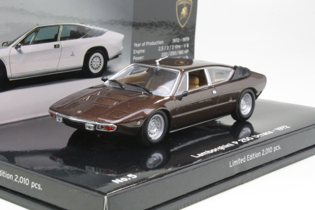 Lamborghini Urraco 1972, ruskea - Sulje napsauttamalla kuva