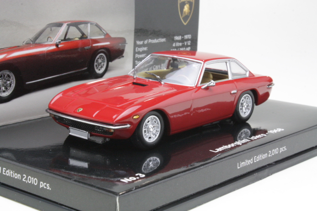 Lamborghini Islero 1968, punainen - Sulje napsauttamalla kuva