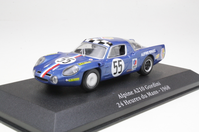 Alpine A210 Gordini, 24h Le Mans 1968, Andruet/Nicolas, no.55 - Sulje napsauttamalla kuva