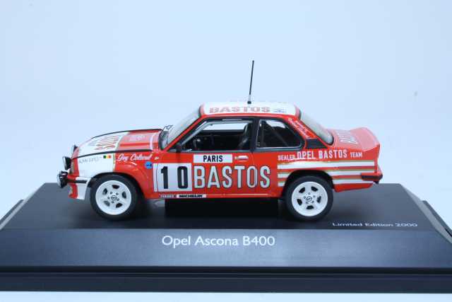 Opel Ascona B 400 "Bastos", Monte Carlo 1982, G. Colsoul, no.10