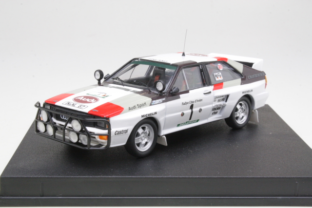 Audi Quattro, 2nd. Bandama 1983, H.Mikkola, no.1 - Sulje napsauttamalla kuva