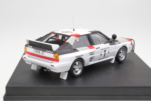 Audi Quattro, 2nd. Bandama 1983, H.Mikkola, no.1 - Sulje napsauttamalla kuva