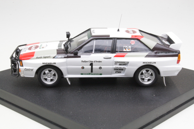 Audi Quattro, 2nd. Bandama 1983, H.Mikkola, no.1 - Sulje napsauttamalla kuva