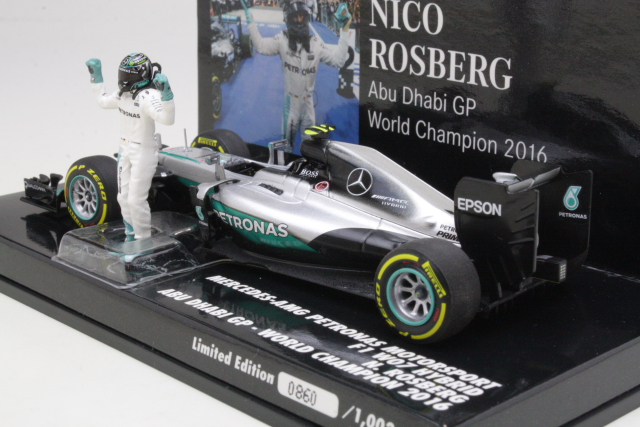 Mercedes AMG W07 Hybrid, World Champion 2016, N.Rosberg, no.6 - Sulje napsauttamalla kuva