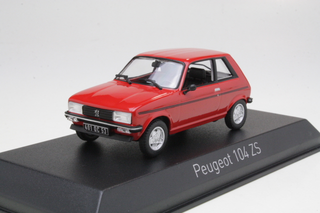 Peugeot 104 ZS 1979, punainen - Sulje napsauttamalla kuva