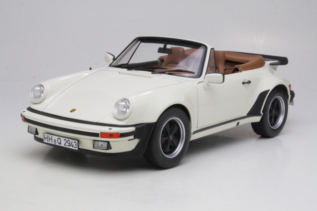 Porsche 911 Turbo Cabriolet 1987, vaalea beige - Sulje napsauttamalla kuva