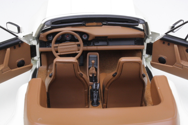 Porsche 911 Turbo Cabriolet 1987, vaalea beige - Sulje napsauttamalla kuva