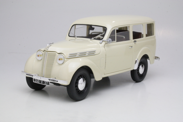 Renault Juvaquatre 1951, beige - Sulje napsauttamalla kuva