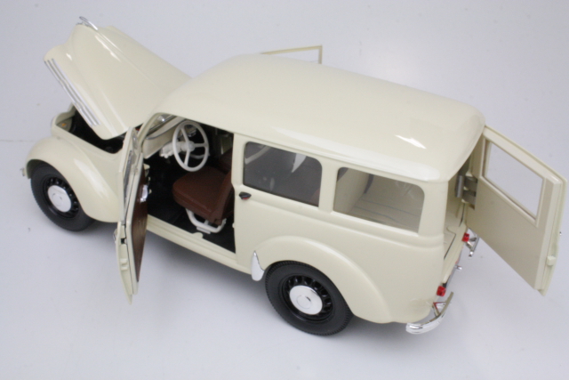 Renault Juvaquatre 1951, beige - Sulje napsauttamalla kuva