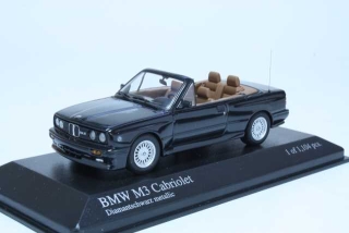 BMW M3 (e30) Cabriolet 1988, musta - Sulje napsauttamalla kuva