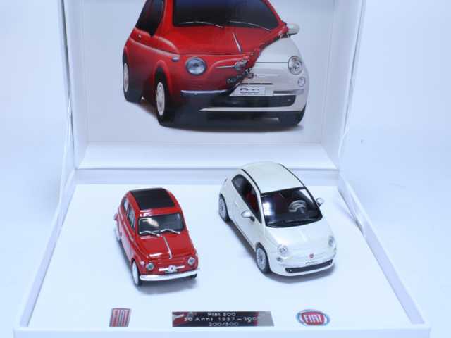Fiat 500 50 vuotta, Fiat 500 2007 ja 1957