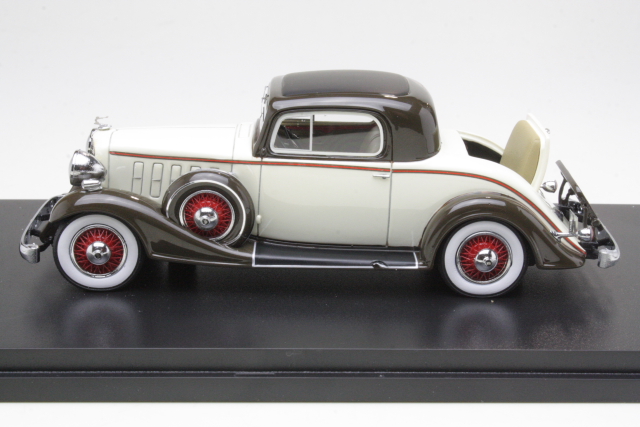 Buick Series 66 Sport Coupe 1933, beige/ruskea - Sulje napsauttamalla kuva