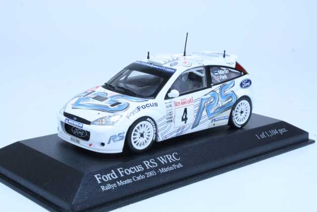 Ford Focus RS WRC, Monte Carlo 2003, M.Martin, no.4