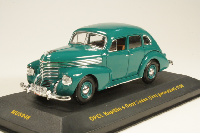 Opel Kapitän 1939, vihreä - Sulje napsauttamalla kuva