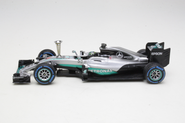 Mercedes-AMG W07, DemontrationRun World Champion 2016, N.Rosberg - Sulje napsauttamalla kuva