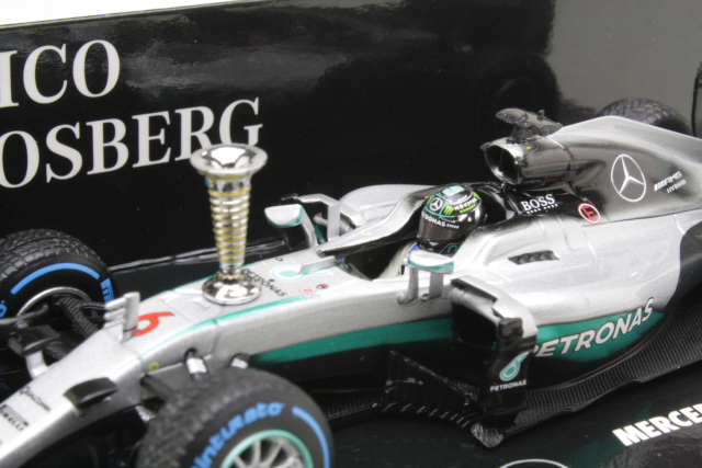 Mercedes-AMG W07, DemontrationRun World Champion 2016, N.Rosberg - Sulje napsauttamalla kuva