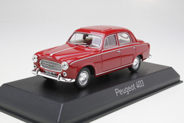 Peugeot 403 1963, punainen - Sulje napsauttamalla kuva