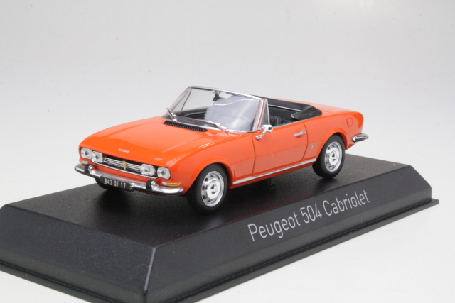 Peugeot 504 Cabriolet 1970, oranssi - Sulje napsauttamalla kuva