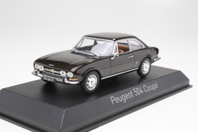 Peugeot 504 Coupe 1969, tummanruskea