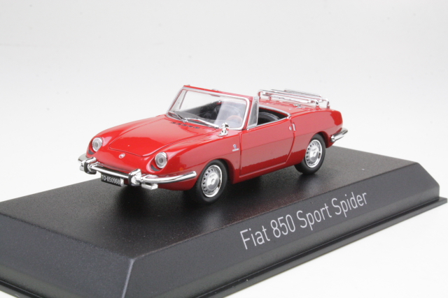 Fiat 850 Sport Spider 1968, punainen - Sulje napsauttamalla kuva