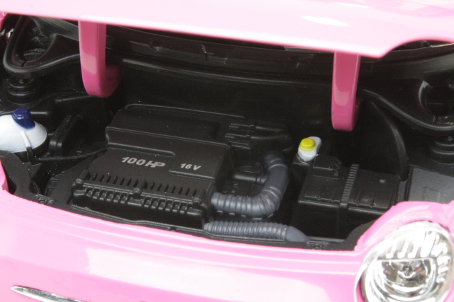 Fiat 500C 2010, pinkki - Sulje napsauttamalla kuva