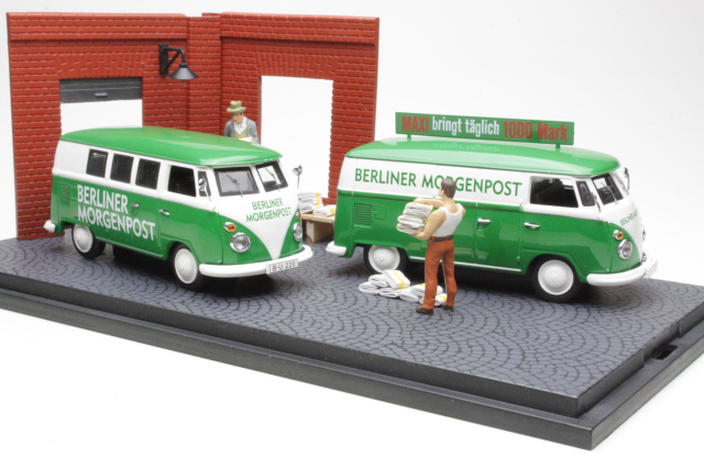 VW T1 Diorama "Berliner Morgenpost" - Sulje napsauttamalla kuva