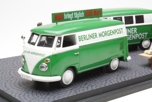 VW T1 Diorama "Berliner Morgenpost" - Sulje napsauttamalla kuva