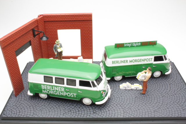 VW T1 Diorama "Berliner Morgenpost" - Sulje napsauttamalla kuva