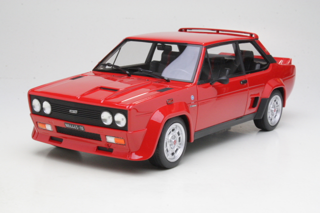 Fiat 131 Abarth Stradale 1976, punainen - Sulje napsauttamalla kuva