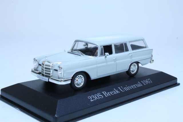 Mercedes 230S Break Universal 1967, harmaa