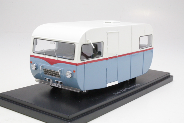 Saab 92H Motorhome, sininen/valkoinen