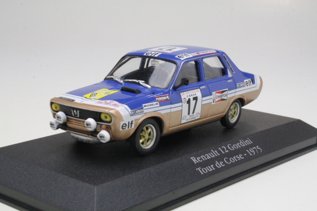 Renault 12 Gordini, Tour de Corse 1975, D.Pironi, no.17