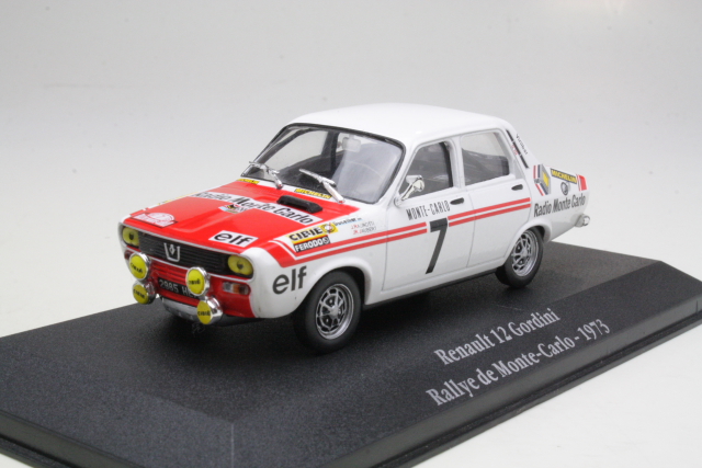 Renault 12 Gordini, Monte Carlo 1973, J.Ragnotti, no.7