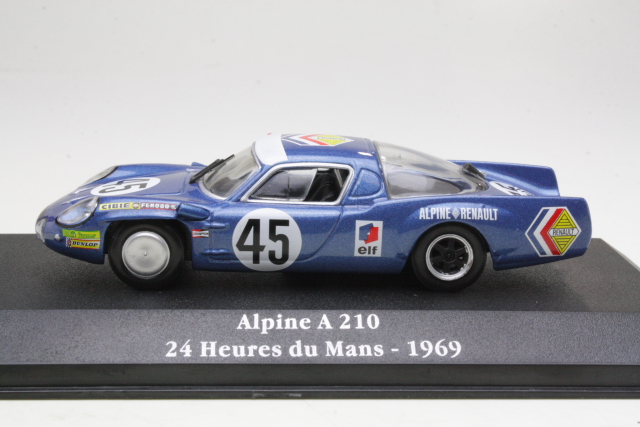 Alpine A210 Gordini, 24h Le Mans 1969, J.C.Killy/B.Wollek, no.45 - Sulje napsauttamalla kuva