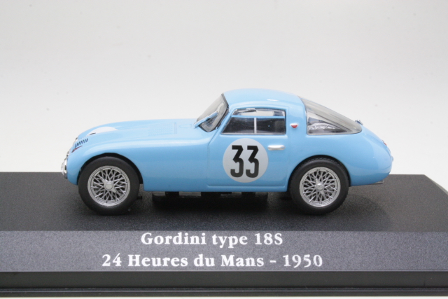 Gordini Type 18S, 24h Le Mans 1950, Fangio/Gonzales, no.33 - Sulje napsauttamalla kuva