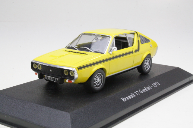 Renault 17 Gordini 1972, keltainen - Sulje napsauttamalla kuva