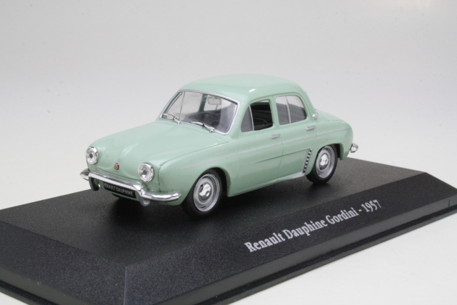 Renault Dauphine Gordini 1957, vaaleanvihreä - Sulje napsauttamalla kuva