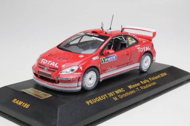 Peugeot 307 WRC, 1st. Finland 2004, M.Grönholm, no.5 - Sulje napsauttamalla kuva