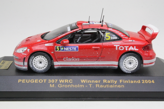 Peugeot 307 WRC, 1st. Finland 2004, M.Grönholm, no.5 - Sulje napsauttamalla kuva