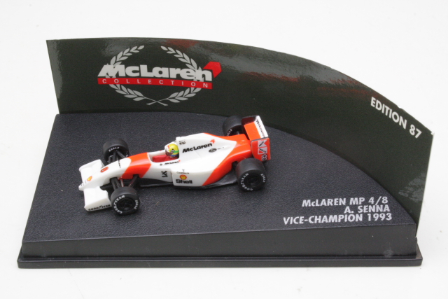 McLaren Ford MP4/8, Vice-Champion 1993, A.Senna, no.8 - Sulje napsauttamalla kuva