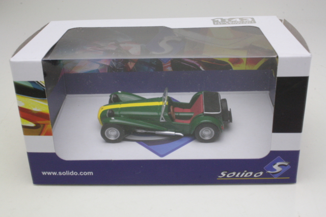 Lotus Seven, green/yellow
