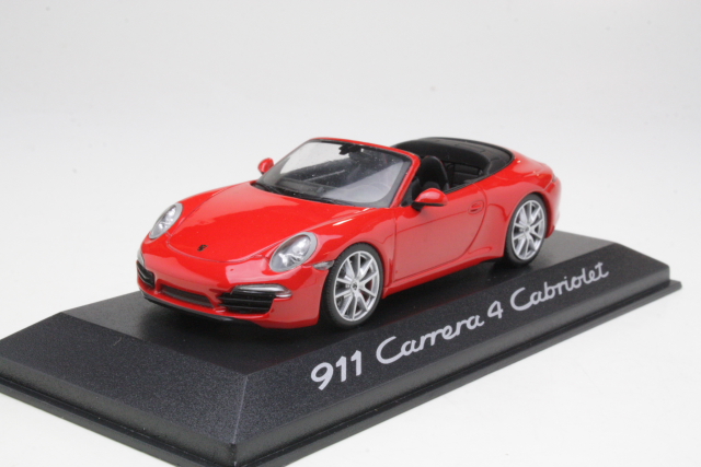 Porsche 911 Carrera 4 Cabriolet, red
