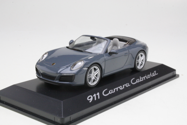 Porsche 911 Carrera Cabriolet, harmaa - Sulje napsauttamalla kuva