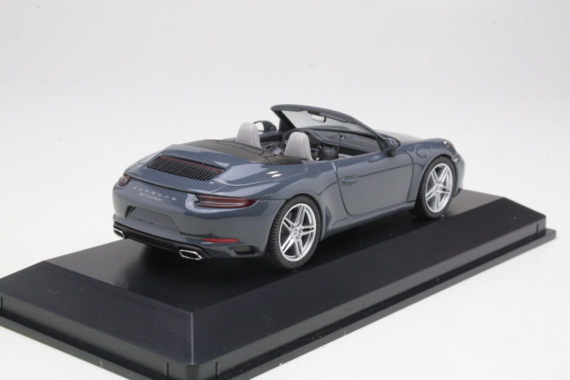 Porsche 911 Carrera Cabriolet, harmaa - Sulje napsauttamalla kuva