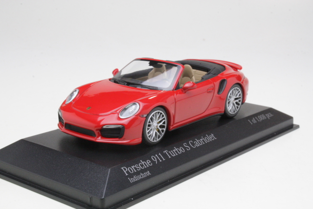 Porsche 911 Turbo S Cabriolet 2013, red