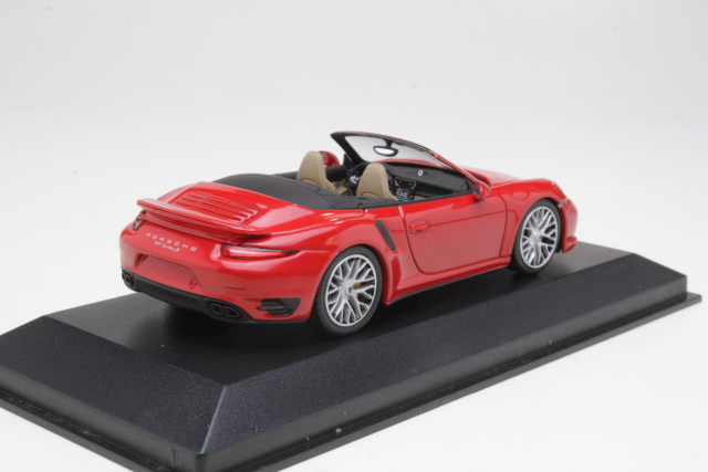 Porsche 911 Turbo S Cabriolet 2013, punainen - Sulje napsauttamalla kuva