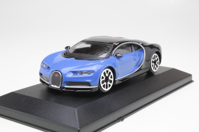 Bugatti Chiron Le Patron 2016, sininen/musta - Sulje napsauttamalla kuva